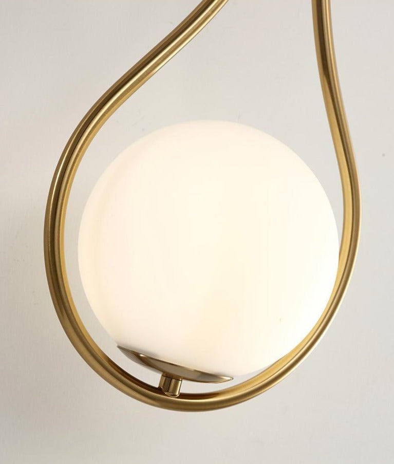 Nordic Glas Bol Wandlamp