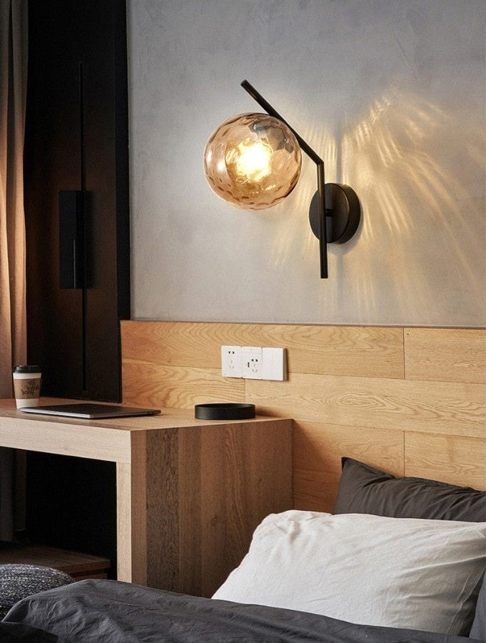 Aleta - Moderne Glazen Globe Wandlamp