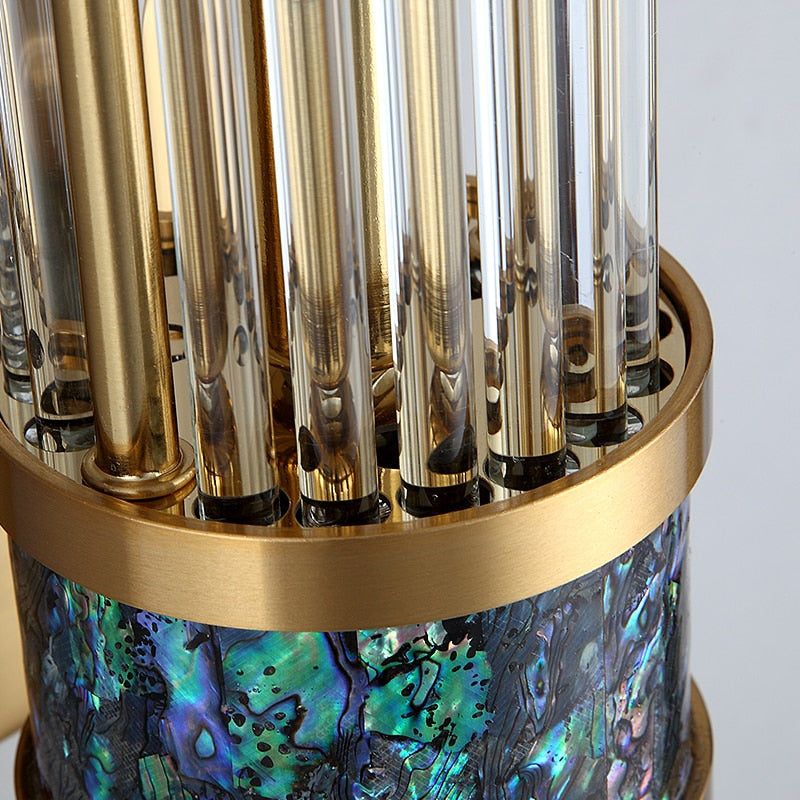 Glazen Kristallen Wandlamp