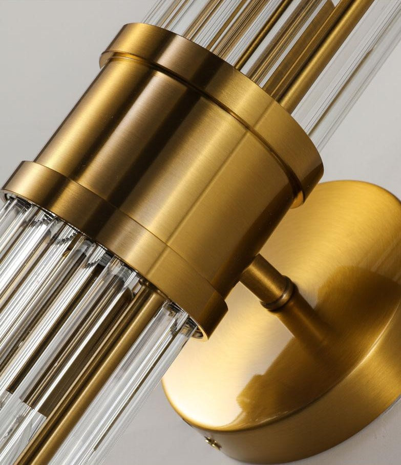 Glazen Kristallen Wandlamp