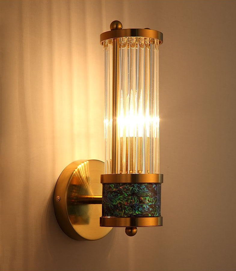 Glazen Kristallen Wandlamp