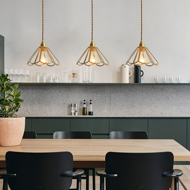 Vintage Glas-in-lood Hanglampen