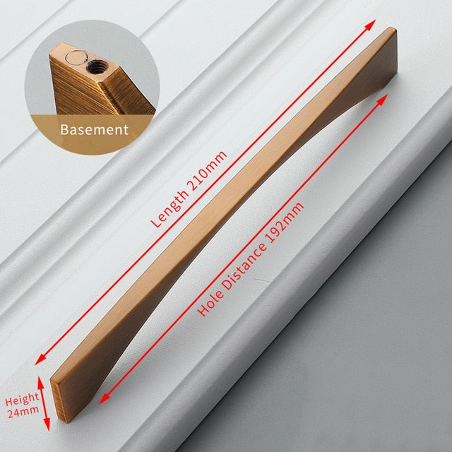 Moderne Bronzen Kast- en Ladegrepen