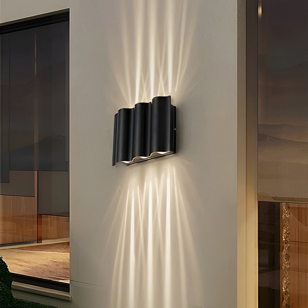 Uniek Arc Design LED Wandlamp Boven- en Benedenverlichting Waterdichte Buitenwandlampen