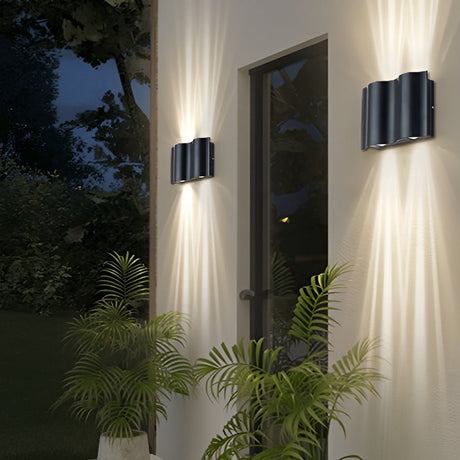 Uniek Arc Design LED Wandlamp Boven- en Benedenverlichting Waterdichte Buitenwandlampen