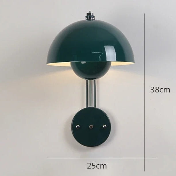 Moderne LED Wandlamp met Paddenstoel | Stijlvolle Nachtlamp voor Slaapkamers & Woonkamers