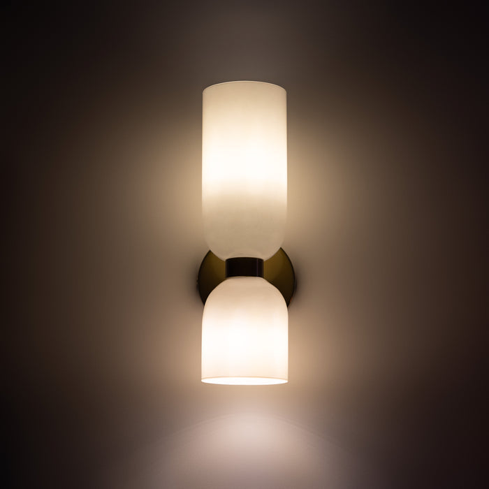 Decoratieve Dubbele Kop Glazen Wandlamp LED Sconce voor Slaapkamer