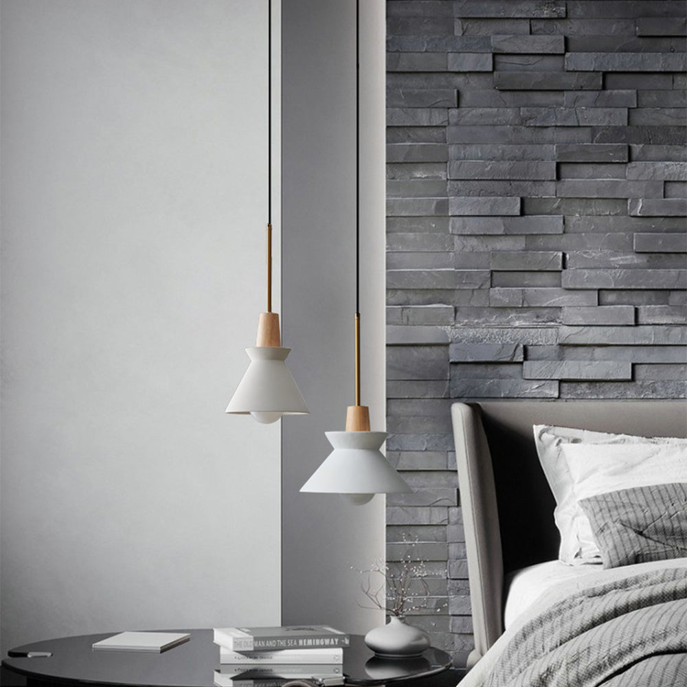 Nordic Hanglamp met Schaduw Aluminium Enkelkops Hanglamp