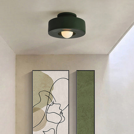 Nordic Macaron Semi Flush Mount Plafondlamp
