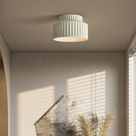 Vintage Crème Stijl Geschilderde Plafondlamp