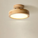 Scandinavische Ronde LED Semi-Inbouw Plafondlamp – Modern Design voor Woonkamers en Slaapkamers