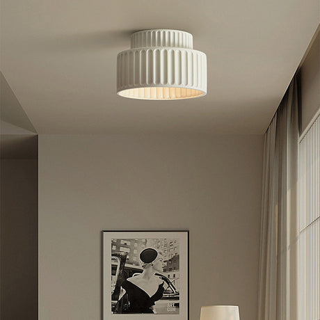 Vintage Crème Stijl Geschilderde Plafondlamp