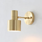 Moderne Gouden Wandlamp - Minimalistisch Metalen Design voor Luxe Interieurs