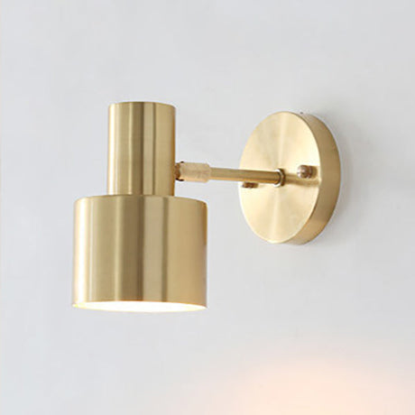 Moderne Gouden Wandlamp - Minimalistisch Metalen Design voor Luxe Interieurs