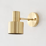 Moderne Gouden Wandlamp - Minimalistisch Metalen Design voor Luxe Interieurs