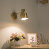 Moderne Gouden Wandlamp - Minimalistisch Metalen Design voor Luxe Interieurs