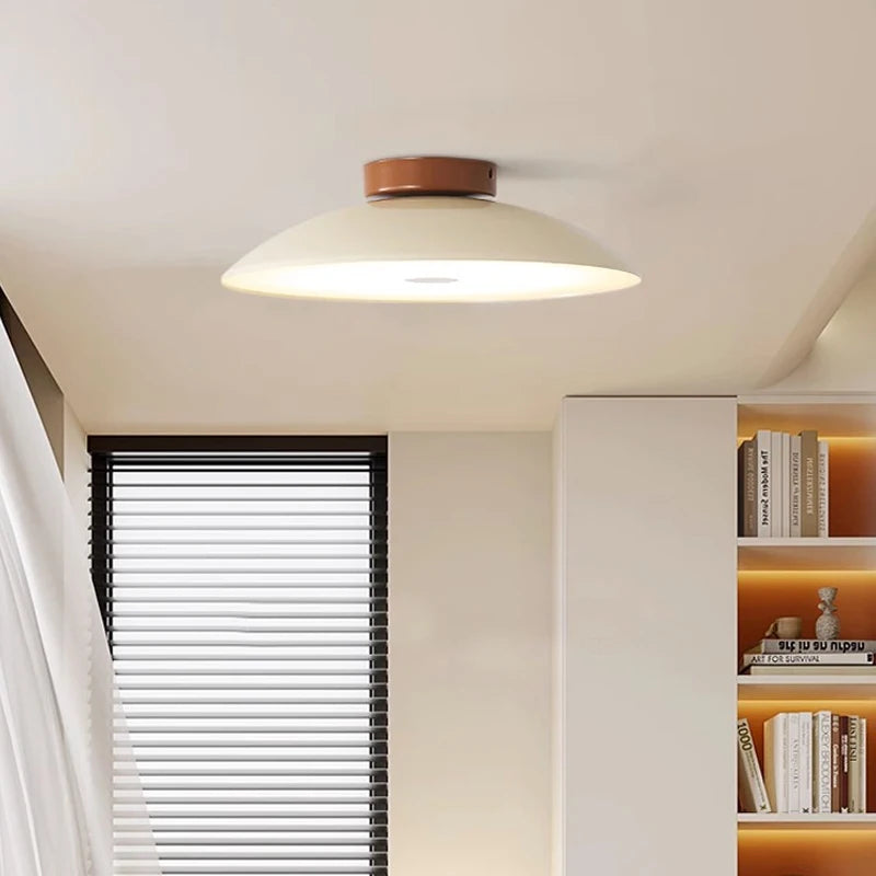 Franse Crème IJzeren LED Plafondlamp