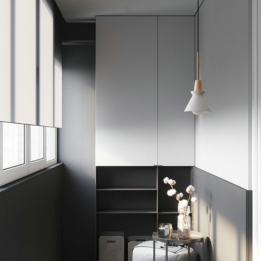 Nordic Hanglamp met Schaduw Aluminium Enkelkops Hanglamp