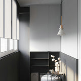 Nordic Hanglamp met Schaduw Aluminium Enkelkops Hanglamp