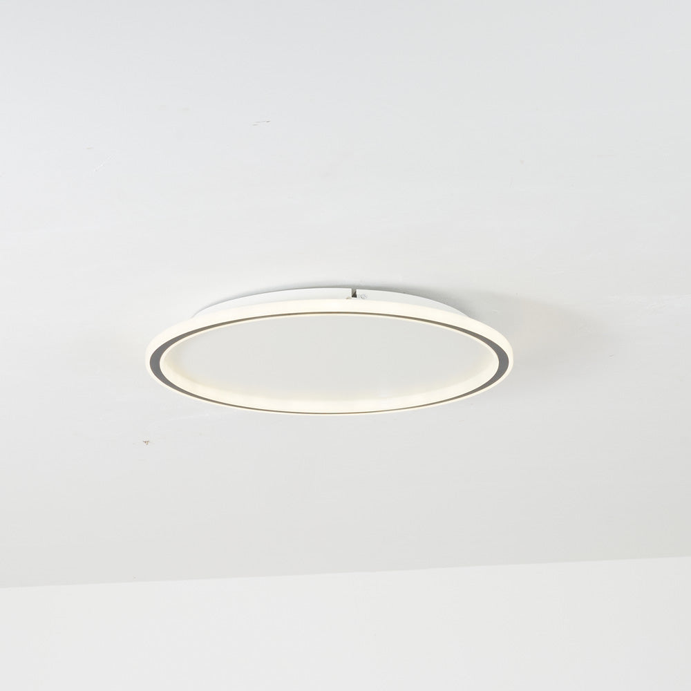 LunaNova - Moderne LED Plafondlamp Metaal/Acryl voor Woon- en Slaapkamer, Zwart/Wit Design