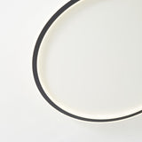 LunaNova - Moderne LED Plafondlamp Metaal/Acryl voor Woon- en Slaapkamer, Zwart/Wit Design