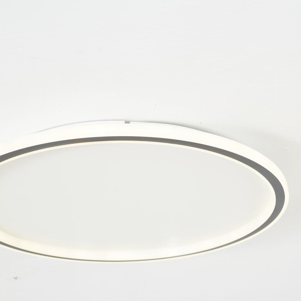 LunaNova - Moderne LED Plafondlamp Metaal/Acryl voor Woon- en Slaapkamer, Zwart/Wit Design