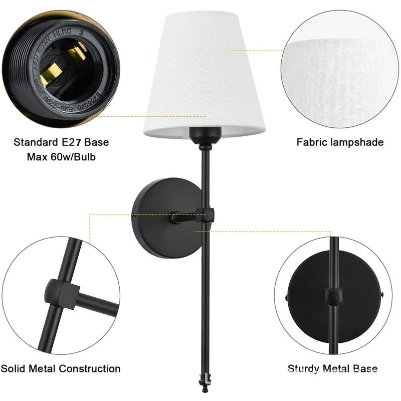 Set van 2 Elegante Wandlampen - Moderne Verlichting voor Elke Kamer