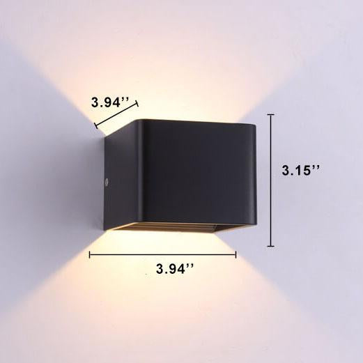Moderne LED-Mini Vierkante Wandlamp | Aluminium | Multifunctionele Verlichting voor Woonkamer & Slaapkamer