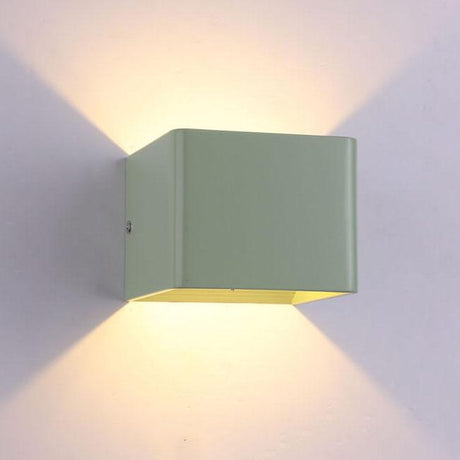 Moderne LED-Mini Vierkante Wandlamp | Aluminium | Multifunctionele Verlichting voor Woonkamer & Slaapkamer