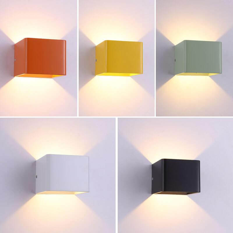 Moderne LED-Mini Vierkante Wandlamp | Aluminium | Multifunctionele Verlichting voor Woonkamer & Slaapkamer