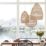 Handgeweven Rotan Hanglamp - Landelijke Stijl