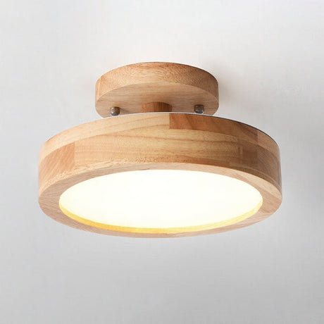 Scandinavische Ronde LED Semi-Inbouw Plafondlamp – Modern Design voor Woonkamers en Slaapkamers