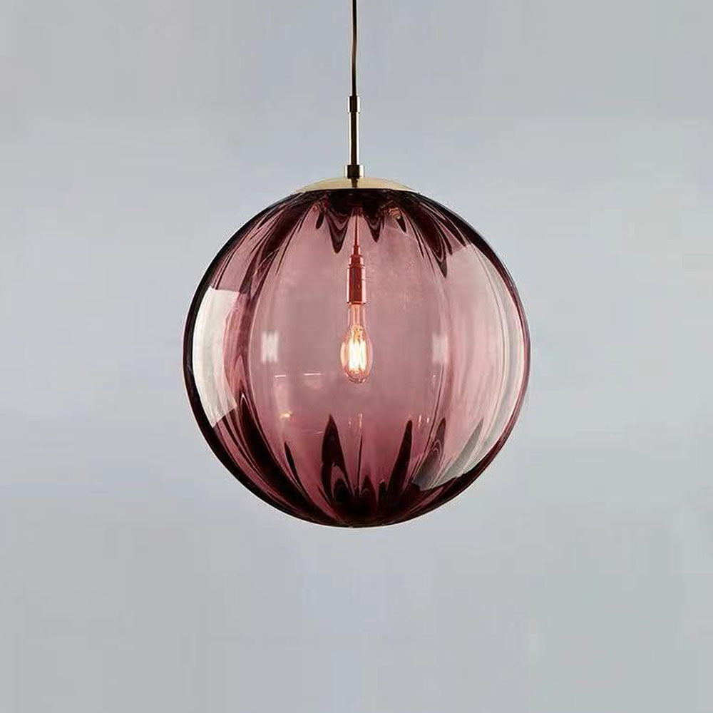 Nordic Minimalistische Moderne Waterpatroon Glazen Bol Hanglamp