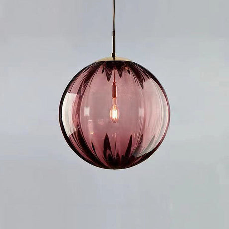 Nordic Minimalistische Moderne Waterpatroon Glazen Bol Hanglamp
