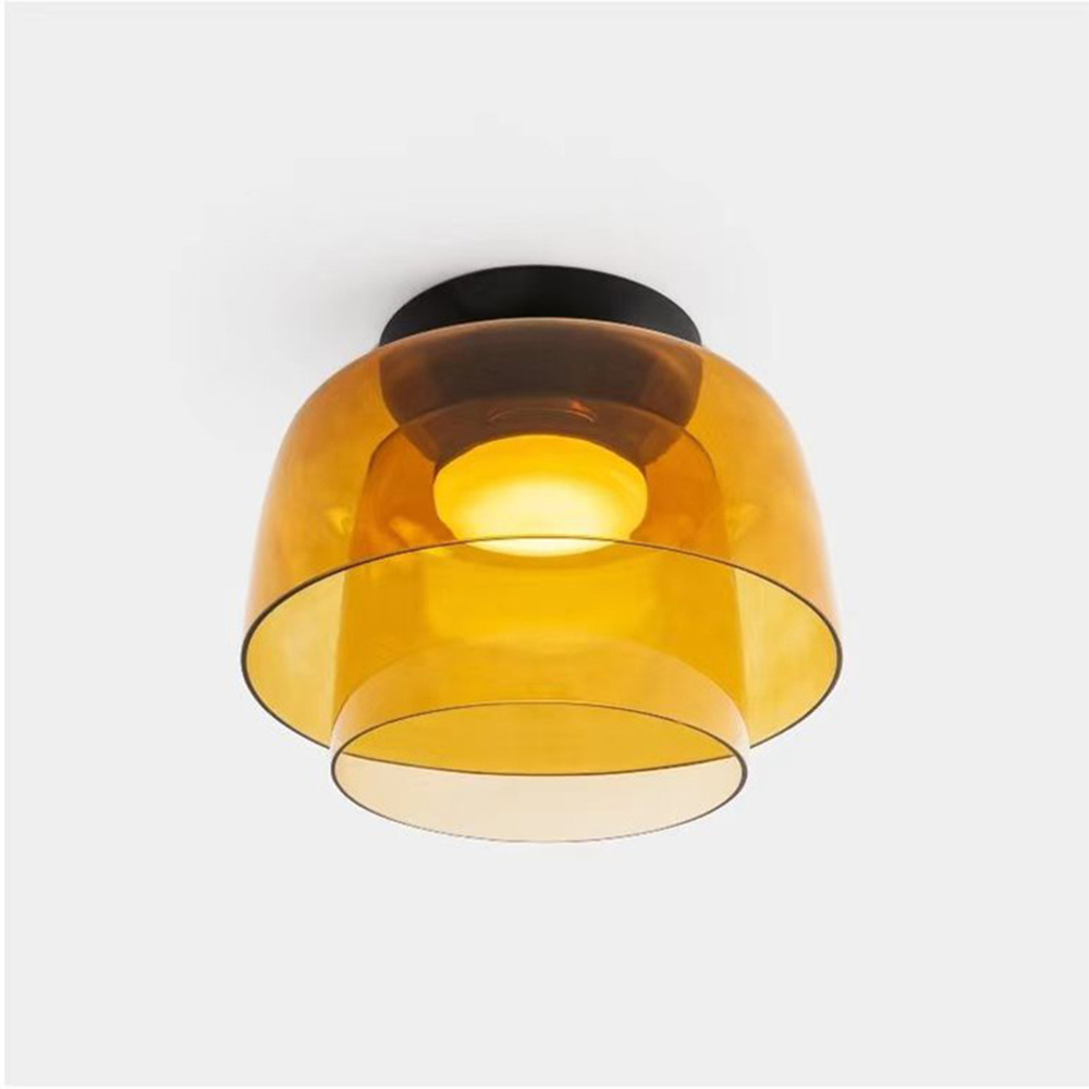 Nordic Designer Creatieve Persoonlijkheid Middeleeuwse Glazen Plafondlamp
