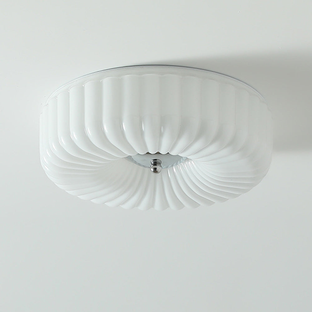 Middeleeuws Cream Style Bauhaus Glazen Plafondlamp