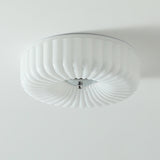 Middeleeuws Cream Style Bauhaus Glazen Plafondlamp