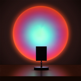 SunsetLuxe - Retro Zonsondergang Tafellamp | Warm LED Sfeerverlichting voor Slaapkamer en Woonkamer