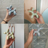 PuffyPooch Ballon Hond Sculptuur | Schattige Keramische Decoratie voor Huis en Kantoor