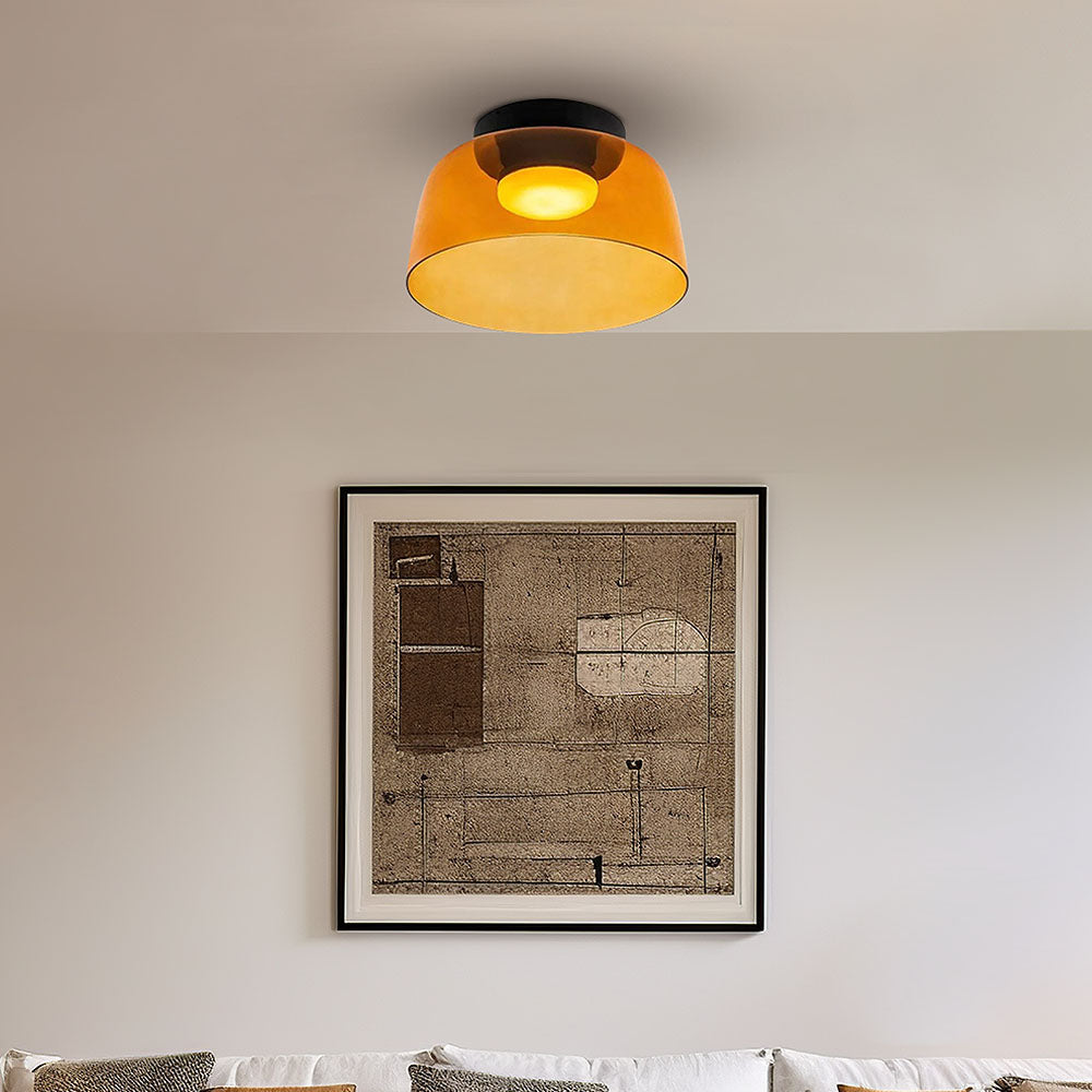 Nordic Designer Creatieve Persoonlijkheid Middeleeuwse Glazen Plafondlamp