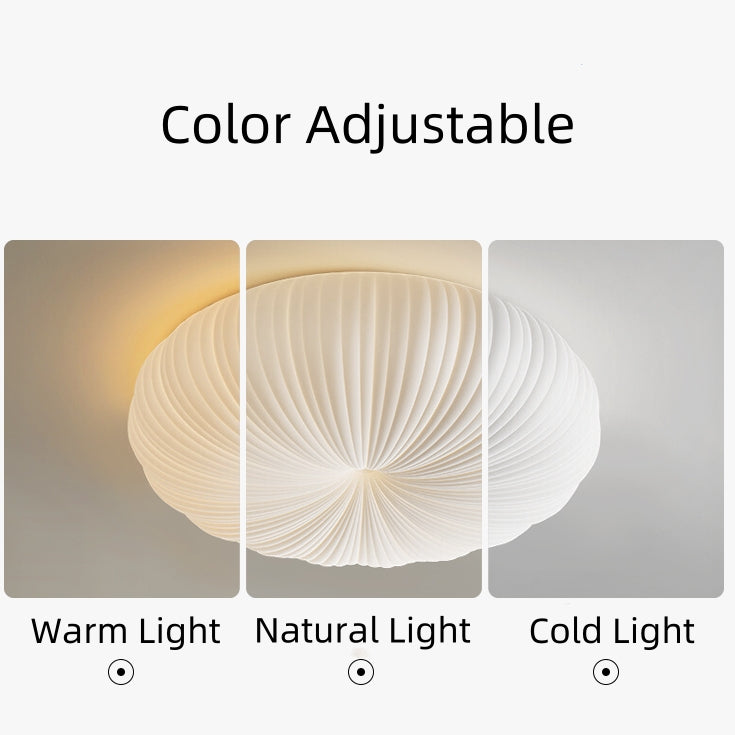 Minimalistische Schelp Ronde LED Plafondlamp