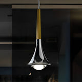Moderne LED Hanglamp in Waterdruppelvorm – Verstelbare Metalen Kroonluchter voor Woonkamer, Slaapkamer, en Eetkamer