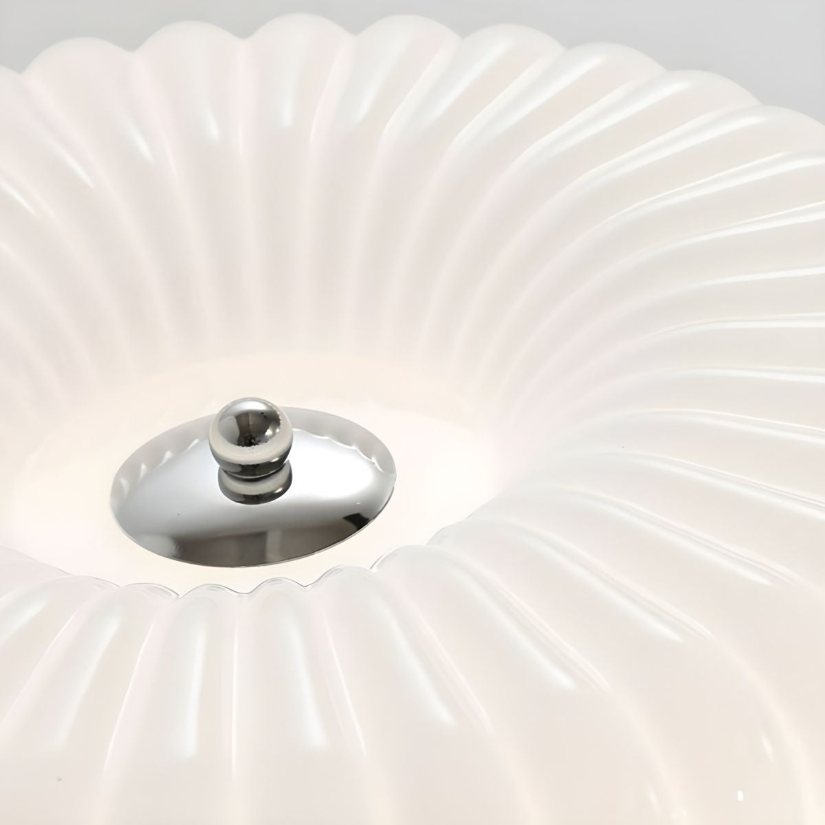 Middeleeuws Cream Style Bauhaus Glazen Plafondlamp