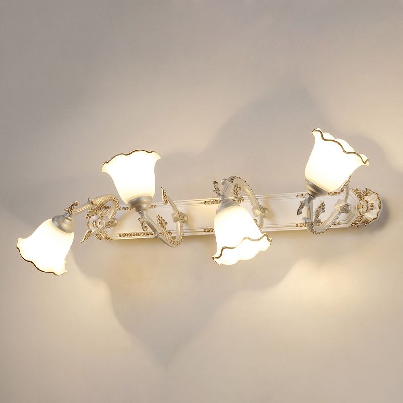 Félicie Klassieke Spiegelwandlamp - Verkrijgbaar in 4 Kleuren, Optie voor 2/3/4 Lampen