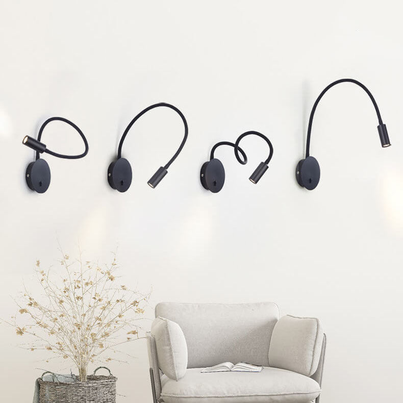 FlexiGlow Verstelbare LED Wandlamp - 360° Draaibare Moderne Verlichting voor Woonkamer en Slaapkamer