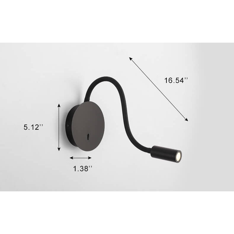 FlexiGlow Verstelbare LED Wandlamp - 360° Draaibare Moderne Verlichting voor Woonkamer en Slaapkamer