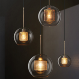 Moderne Decor Chiswick Glazen Hanglamp