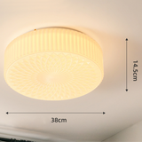 Retro Nostalgie Melkwit Glazen Plafondlamp