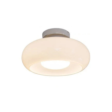 Retro Amber Ronde Glazen Plafondlamp