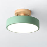 Scandinavische Ronde LED Semi-Inbouw Plafondlamp – Modern Design voor Woonkamers en Slaapkamers